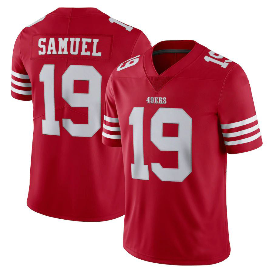 19 Deebo Samuel New SF.49ers Red Stitched American Football Jerseys 2022
