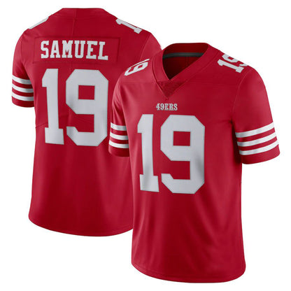19 Deebo Samuel New SF.49ers Red Stitched American Football Jerseys 2022