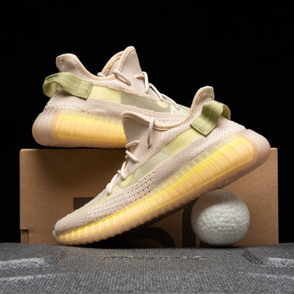 Yeezy 350 V2 shoes flax yellow