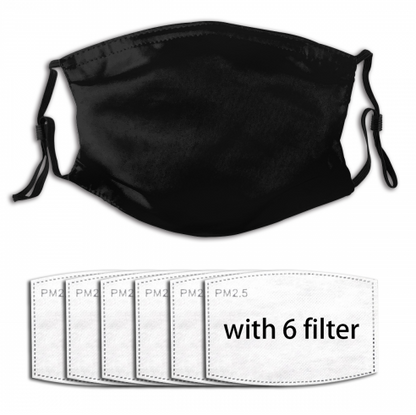 Custom Print Football Personalized Own Design Dust Face Mask With Filters PM 2.5