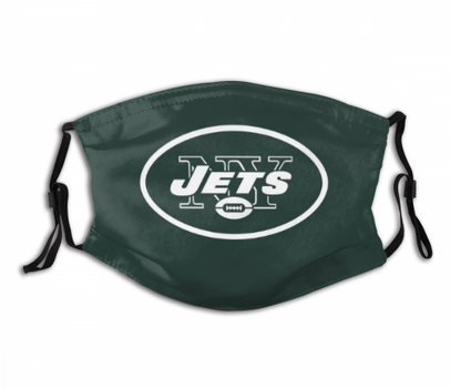 Print Football Personalized New York Jets Adult Dust Mask With Filters
