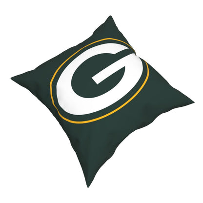 Custom Decorative Football Pillow Case Green Bay Packers Green Pillowcase Personalized Throw Pillow Covers