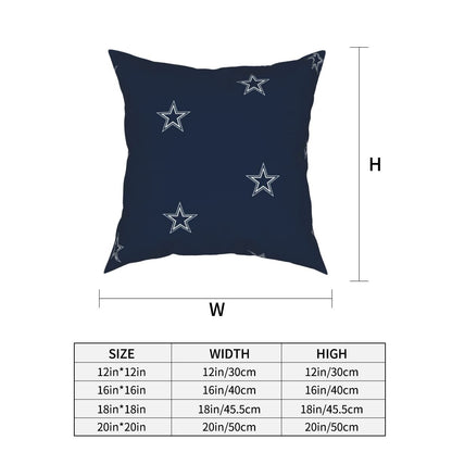 Custom Decorative Football Pillow Case Dallas Cowboys Pillowcase Personalized Throw Pillow Covers