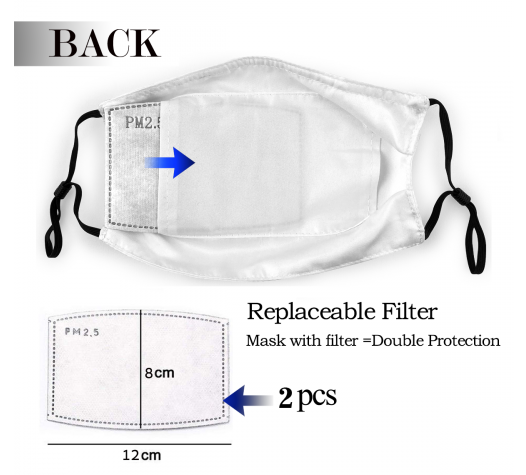 Print Football Personalized Los Angeles Rams Adult Dust Mask With Filters