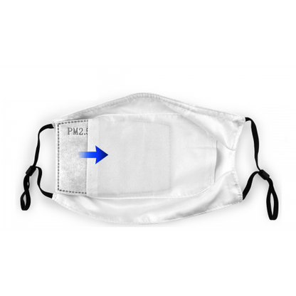 Adult PM2.5 Activated Carbon Filter 5 Layers Replaceable Anti Haze Filter Paper