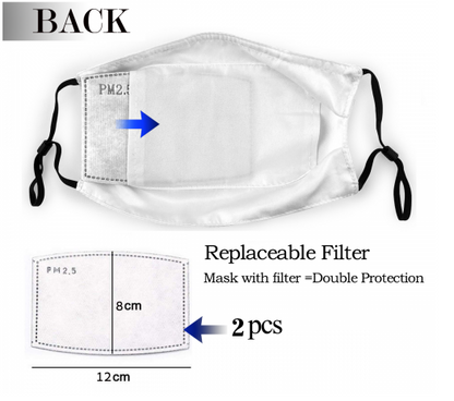 Print Football Personalized New York Jets Adult Dust Mask With Filters