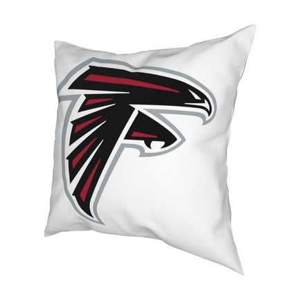 Custom Decorative Football Pillow Case Atlanta Falcons White Pillowcase Personalized Throw Pillow Covers