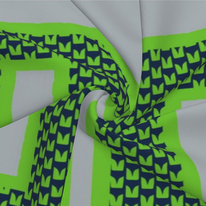 Custom Gray Seattle Seahawks Decorative Throw Pillow Case - Print Personalized Football Team Fans Name & Number Birthday Gift