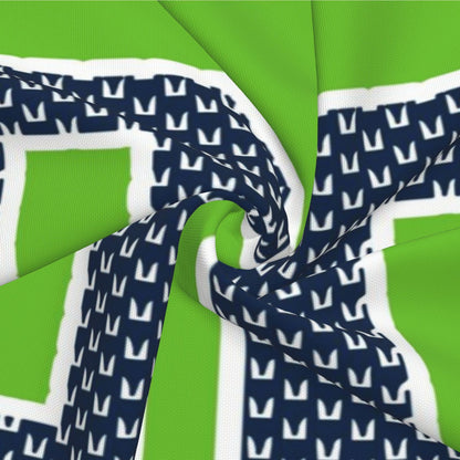 Custom Green Seattle Seahawks Decorative Throw Pillow Case - Print Personalized Football Team Fans Name & Number Birthday Gift