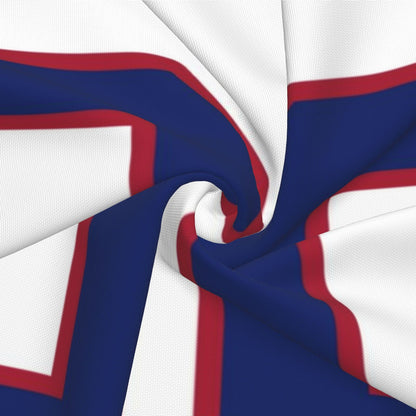 Custom White New York Giants Decorative Throw Pillow Case - Print Personalized Football Team Fans Name & Number Birthday Gift