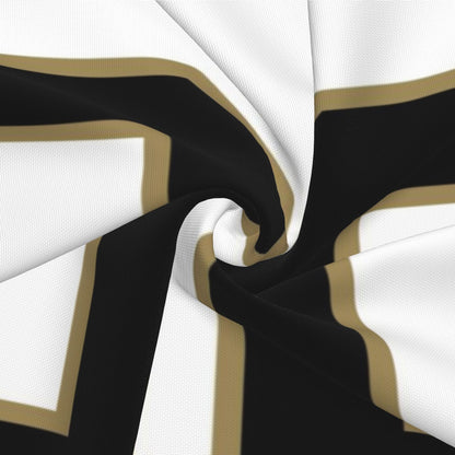 Custom White New Orleans Saints Decorative Throw Pillow Case - Print Personalized Football Team Fans Name & Number Birthday Gift