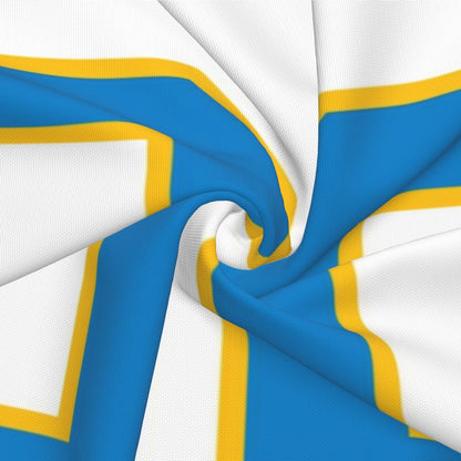 Customized Los Angeles Chargers Football Team Decorative Throw Pillow Case Print Personalized Football Style Fans Letters & Number White Pillowcase Birthday Gift