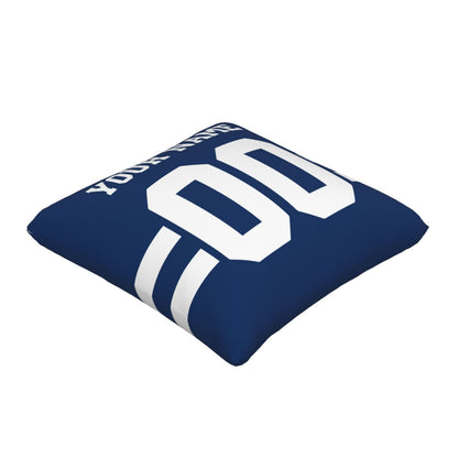 Customized Indianapolis Colts Football Team Decorative Throw Pillow Case Print Personalized Football Style Fans Letters & Number Royal Pillowcase Housewarming Gifts