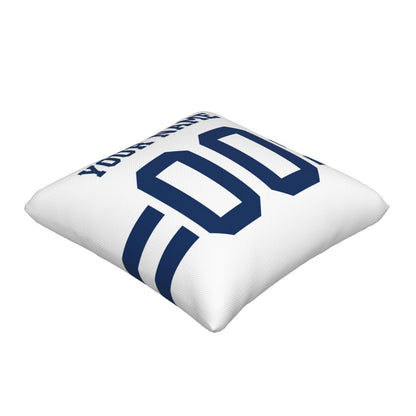 Customized Indianapolis Colts Football Team Decorative Throw Pillow Case Print Personalized Football Style Fans Letters & Number White Pillowcase Housewarming Gifts