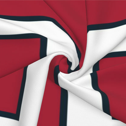 Customized Houston Texans Football Team Decorative Throw Pillow Case Print Personalized Football Style Fans Letters & Number Red Pillowcase Birthday Gift