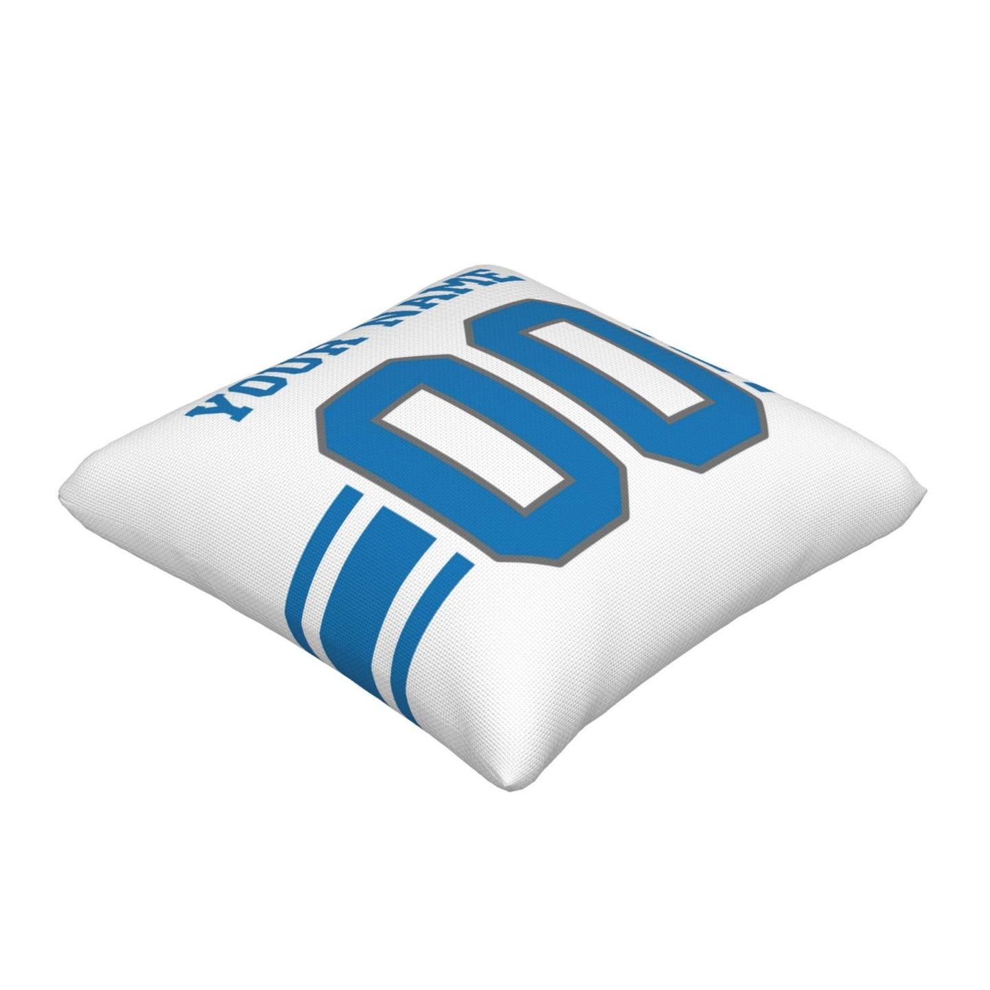 Customized Detroit Lions Football Team Decorative Throw Pillow Case Print Personalized Football Style Fans Letters & Number White Pillowcase Birthday Gift