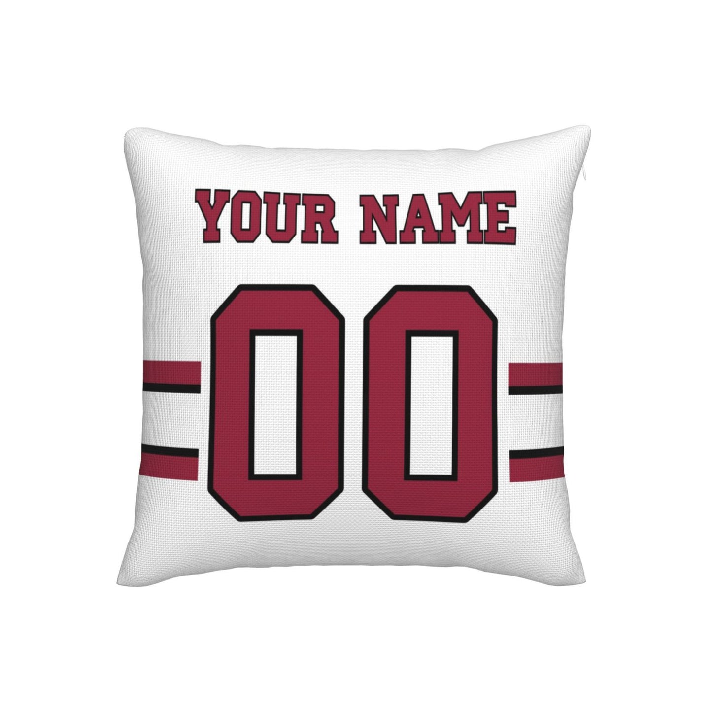 Arizona Cardinals Football Team Decorative Throw Pillow Case Print Personalized Football Style Fans Letters & Number Pillowcase Birthday Gift