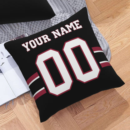 Arizona Cardinals Football Team Decorative Throw Pillow Case Print Personalized Football Style Fans Letters & Number Pillowcase Birthday Gift