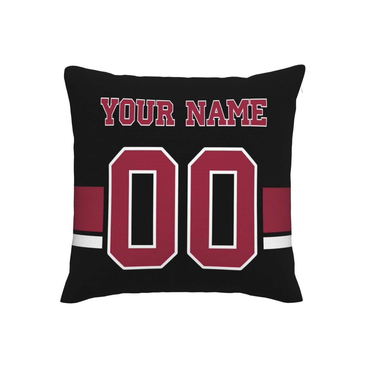Arizona Cardinals Football Team Decorative Throw Pillow Case Print Personalized Football Style Fans Letters & Number Pillowcase Birthday Gift
