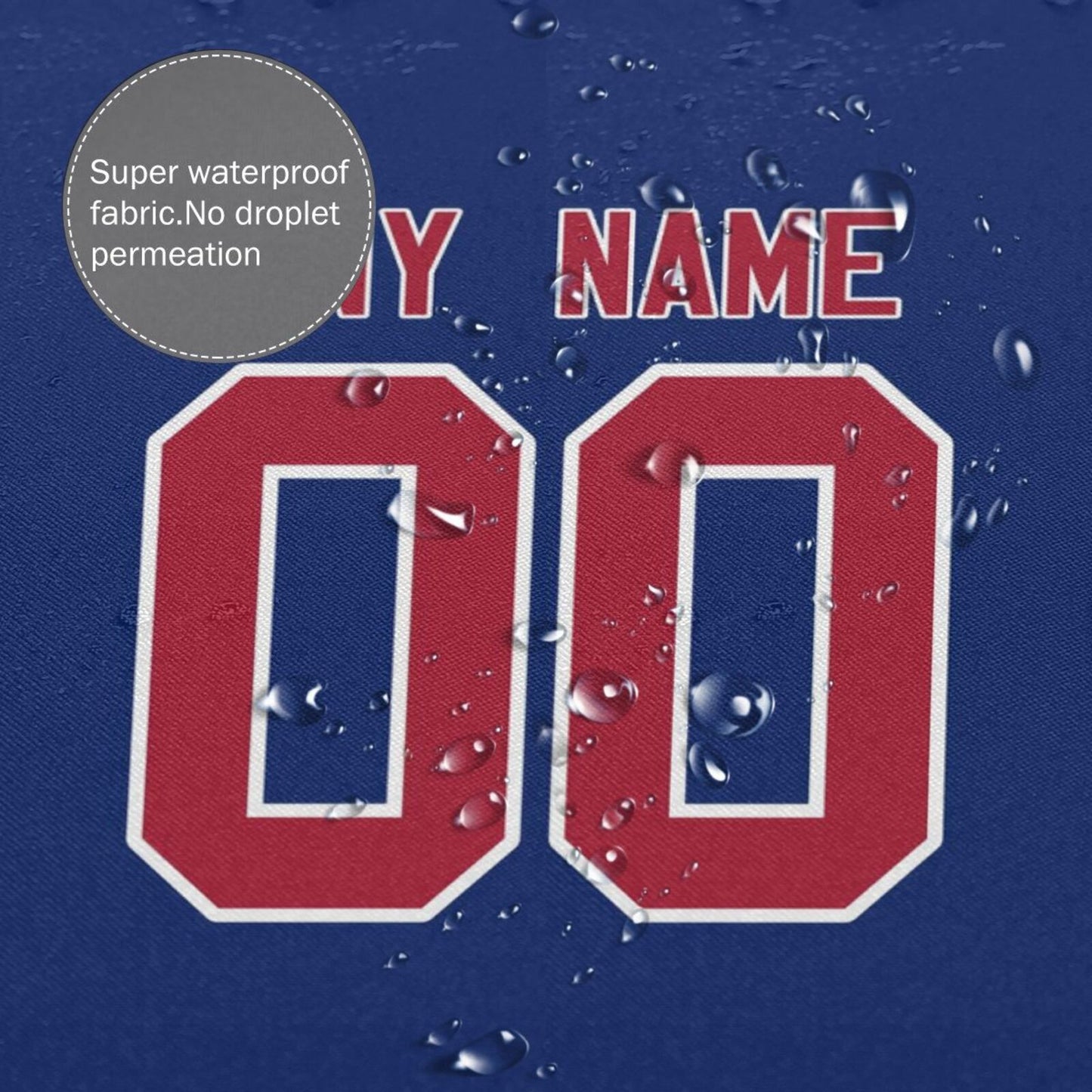 Custom Football New York Giants style personalized shower curtain custom design name and number set of 12 shower curtain hooks Rings