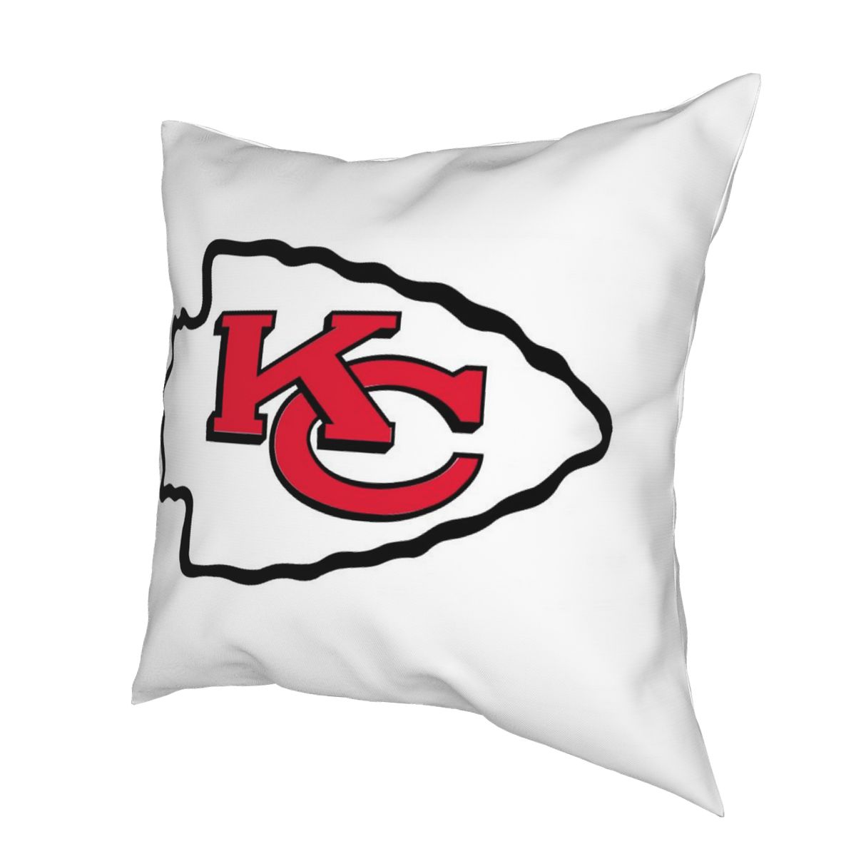 Custom Decorative Football Pillow Case Kansas City Chiefs White Pillowcase Personalized Throw Pillow Covers
