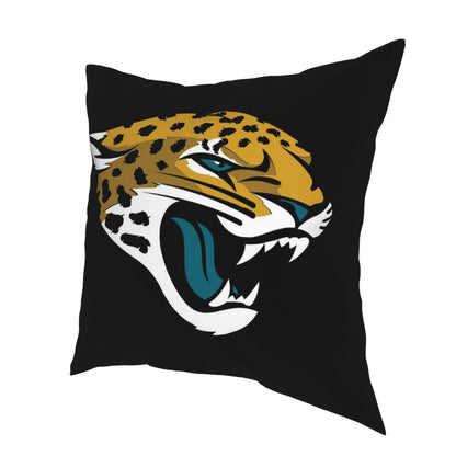 Custom Decorative Football Pillow Case Jacksonville Jaguars Black Pillowcase Personalized Throw Pillow Covers