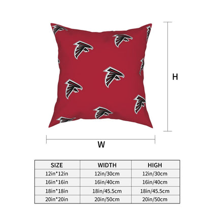 Custom Decorative Football Pillow Case Atlanta Falcons Pillowcase Personalized Throw Pillow Covers