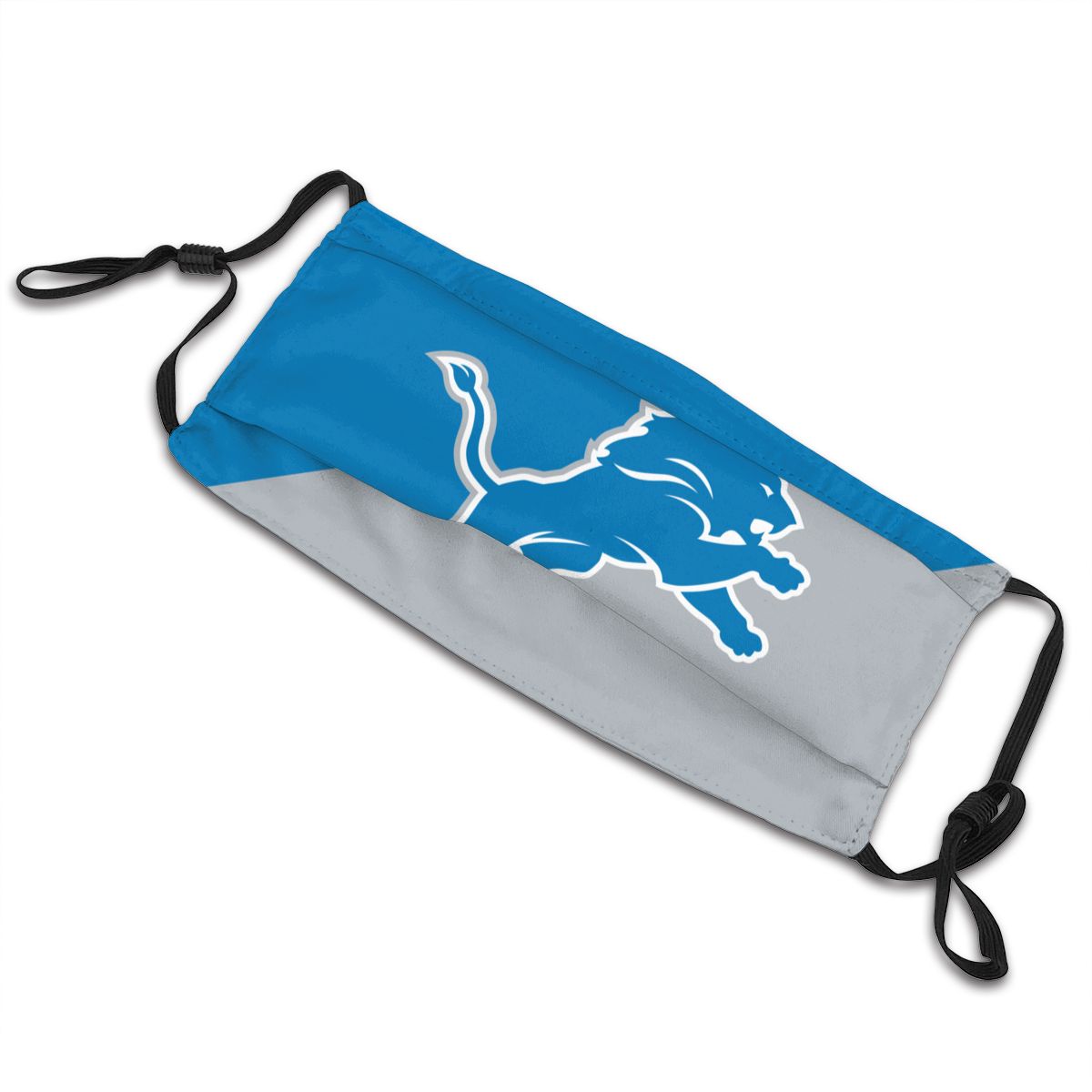 Custom Football Personalized Detroit Lions Dust Face Mask With Filters PM 2.5