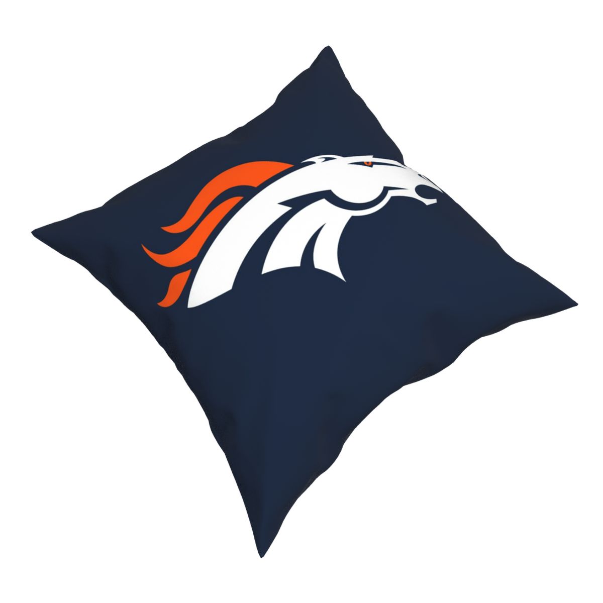 Custom Decorative Football Pillow Case Denver Broncos Navy Pillowcase Personalized Throw Pillow Covers