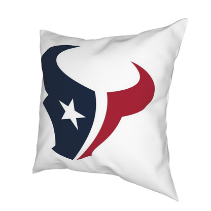 Custom Decorative Football Pillow Case Houston Texans White Pillowcase Personalized Throw Pillow Covers