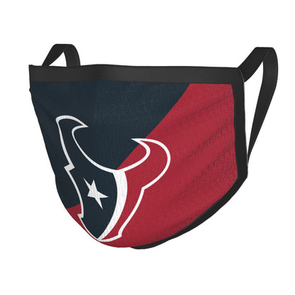 Custom Football Personalized Houston Texans Dust Face Mask With Filters PM 2.5