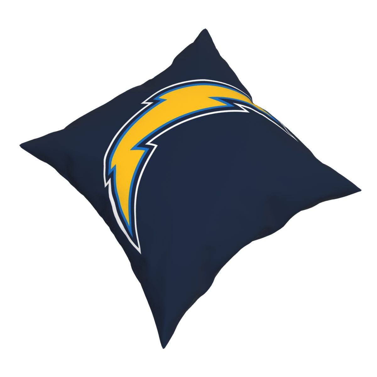 Custom Decorative Football Pillow Case Los Angeles Chargers Navy Pillowcase Personalized Throw Pillow Covers