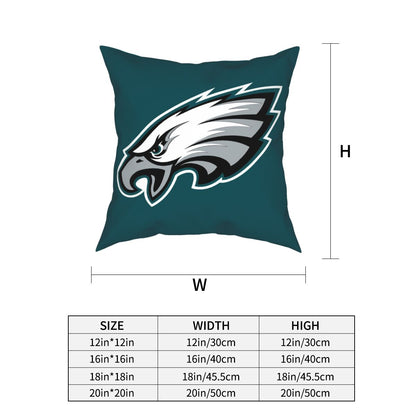 Custom Decorative Football Pillow Case Philadelphia Eagles Green Pillowcase Personalized Throw Pillow Covers