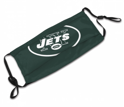 Print Football Personalized New York Jets Adult Dust Mask With Filters