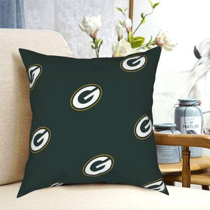 Custom Decorative Football Pillow Case Green Bay Packers Pillowcase Personalized Throw Pillow Covers