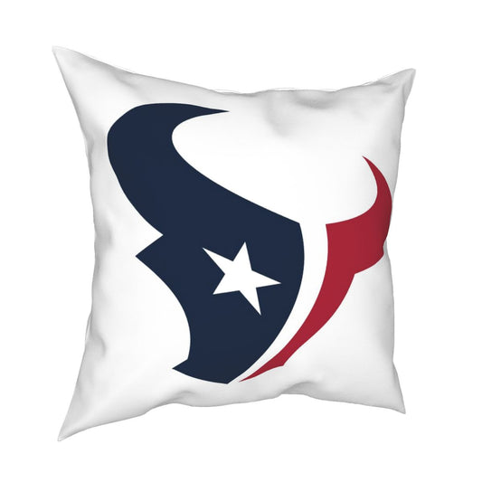 Custom Decorative Football Pillow Case Houston Texans White Pillowcase Personalized Throw Pillow Covers
