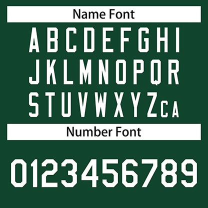 Custom Green Stitched Baseball Jersey Personalized Button Down Baseball T Shirt