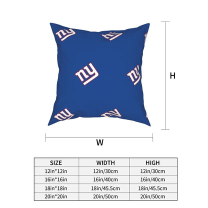 Custom Decorative Football Pillow Case New York Giants Pillowcase Personalized Throw Pillow Covers