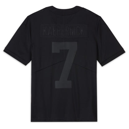 Men's SF.49er New All Black #7 Colin Kaepernick Football Jerseys American Jersey
