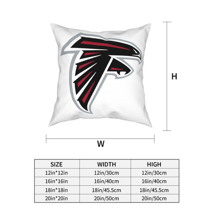 Custom Decorative Football Pillow Case Atlanta Falcons White Pillowcase Personalized Throw Pillow Covers