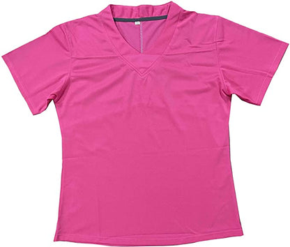 Football Jersey Blank Pink Hip Hop Shirts Short Sleeve Sports Tshirt