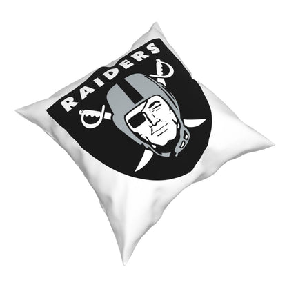 Custom Decorative Football Pillow Case Las Vegas Raiders White Pillowcase Personalized Throw Pillow Covers