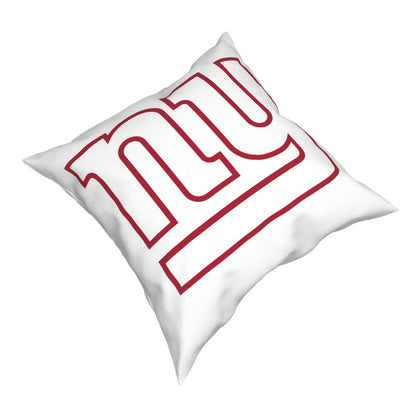 Custom Decorative Football Pillow Case New York Giants White Pillowcase Personalized Throw Pillow Covers