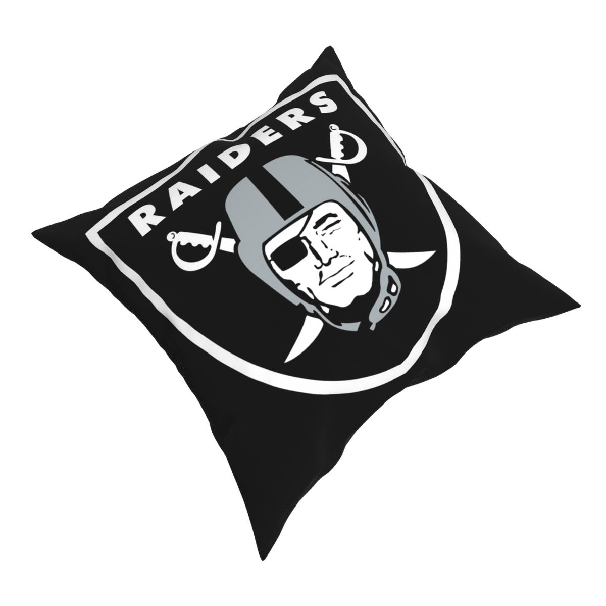 Custom Decorative Football Pillow Case Las Vegas Raiders Black Pillowcase Personalized Throw Pillow Covers