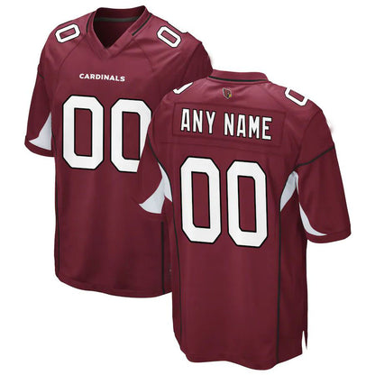 Arizona Cardinals Cardinal Custom Game Jersey Stitched Football Jerseys