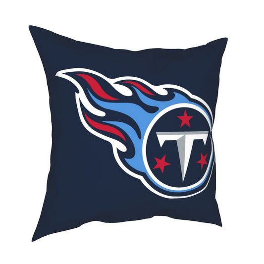 Custom Decorative Football Pillow Case Tennessee Titans Navy Pillowcase Personalized Throw Pillow Covers