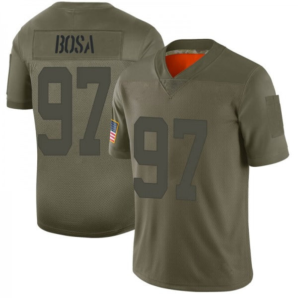Men's #97 Nick Bosa SF.49ers Limited Stitched Jerseys