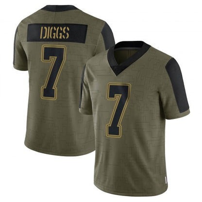 Men's #7 Trevon Diggs D.Cowboy Limited Stitched jerseys