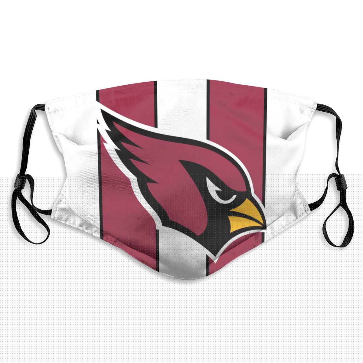 Custom Football Personalized AZ.Cardinal 01- White Dust Face Mask With Filters PM 2.5