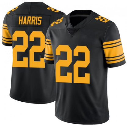 Personalize Football Jersey Custom Pittsburgh Steelers #22 Najee Harris Black Stitched